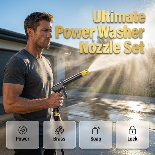 📢📢50% OFF! ⏰💦High-Pressure Washer Spray Nozzle Set