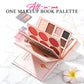 💄50% OFF NOW!🥳🥳 All-in-One Makeup Book Palette – Multi Layer Eyeshadow Blush Contour Highlight Makeup Kit, Portable Foldable Makeup Book for Daily & Party Makeup