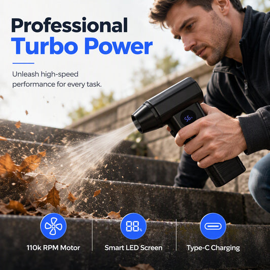 📢📢50% OFF! ⏰🛒💨 Handheld Wireless Mini High-Speed Turbo Fan, Cordless & Rechargeable, Compact & Lightweight, Powerful Cooling for Travel & Outdoor 🌬️✨
